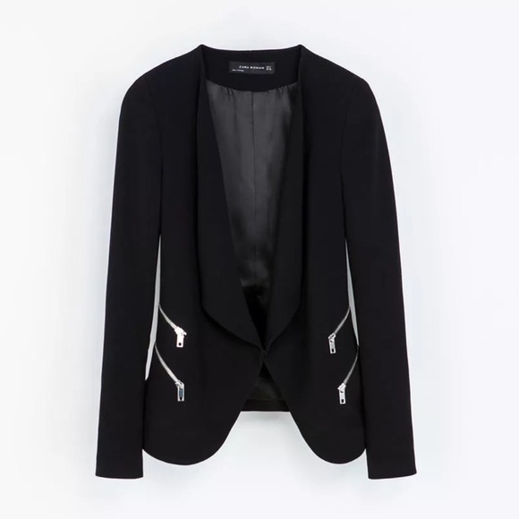 Zara | Jackets \u0026 Coats | Zara Black 